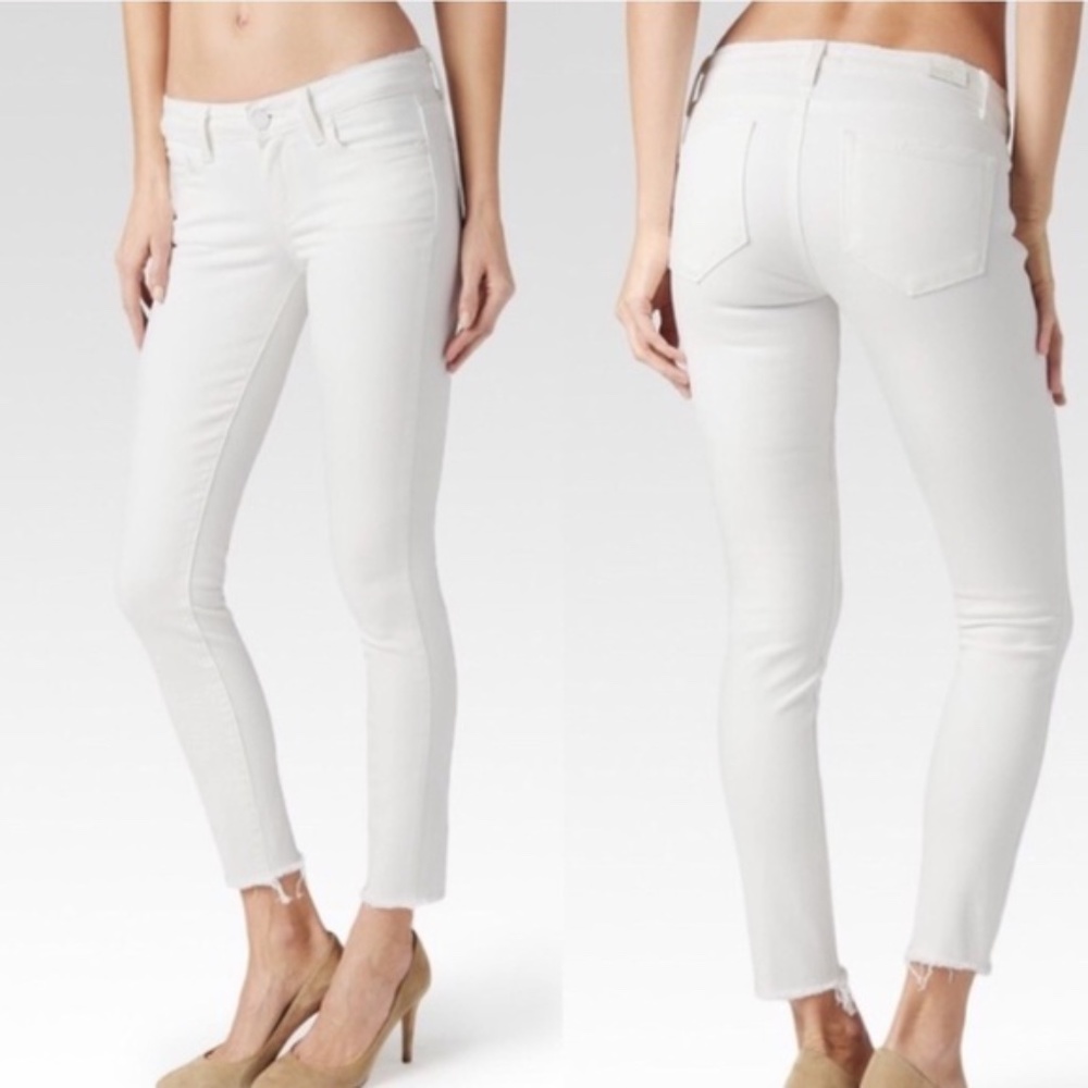 Pure White Paige Verdugo Crop Jeans